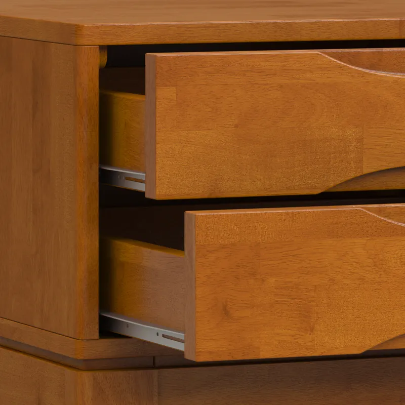 Harper - End Table - Teak Brown