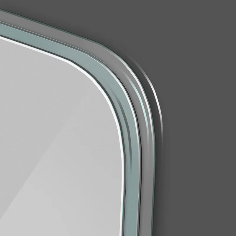 Bathroom Vanity Mirror, Wall-Mounted Mirror For Bathroom Anti-Fog Waterproof - Clear