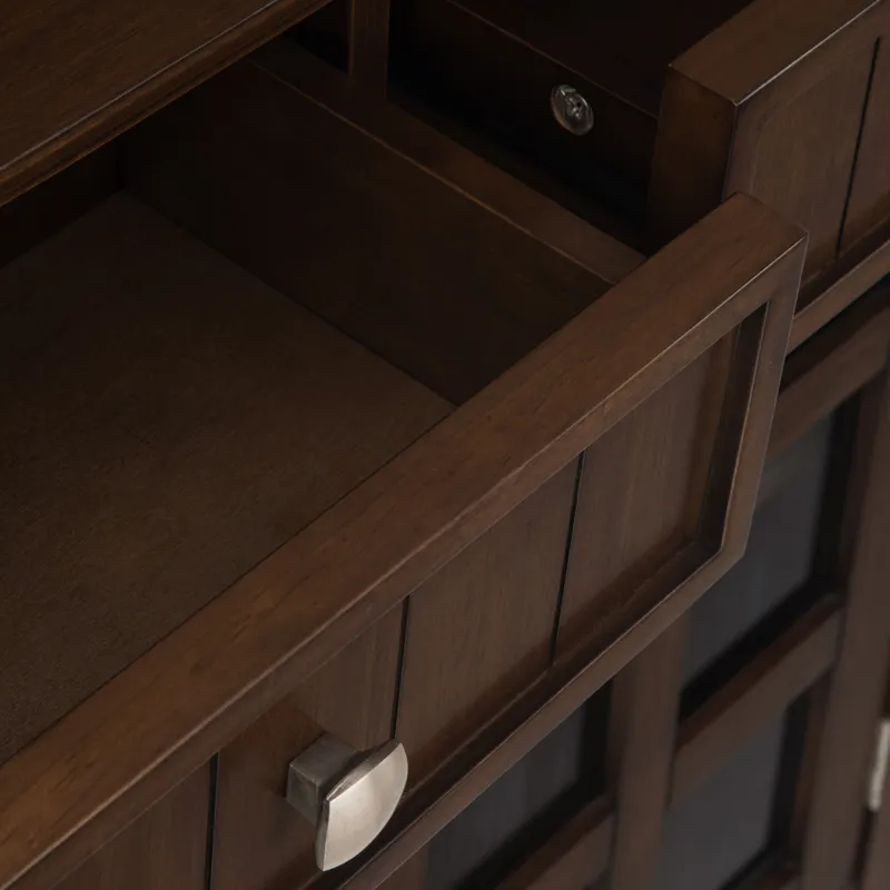 Acadian - Entryway Storage Cabinet - Natural Aged Brown