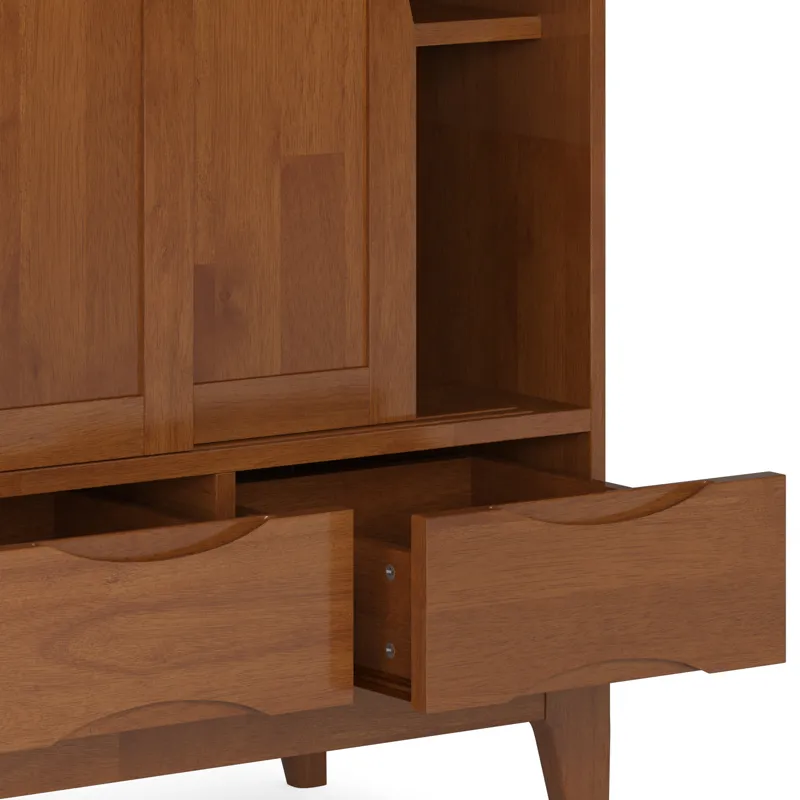 Harper - Medium Storage Cabinet - Teak Brown