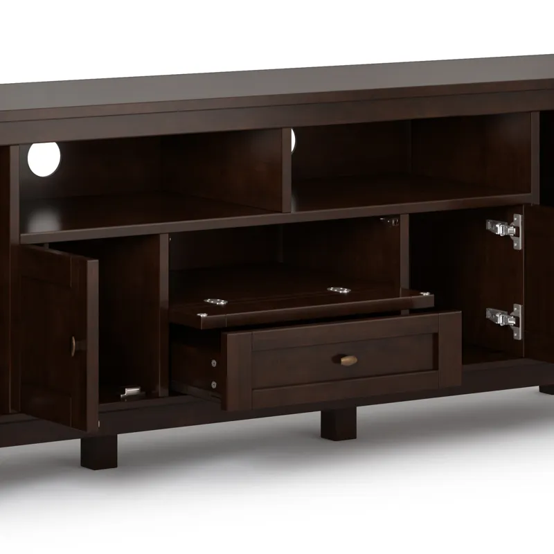 Warm Shaker - 72\" TV Media Stand - Russet Brown