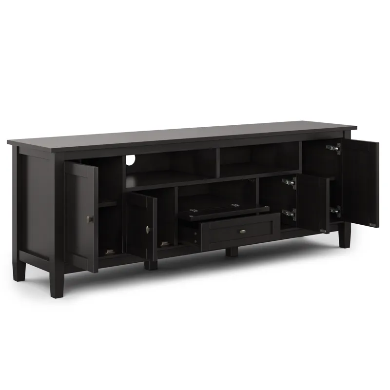 Warm Shaker - 72\" TV Media Stand - Hickory Brown