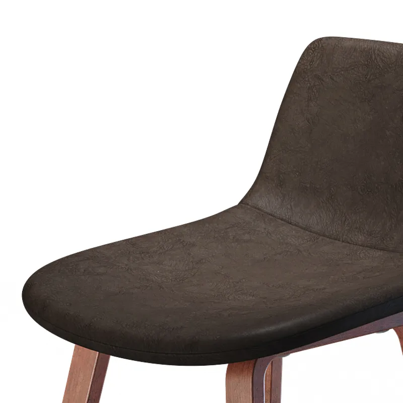 Addy - 26\" Counter Stool (Set of 2) - Distressed Brown