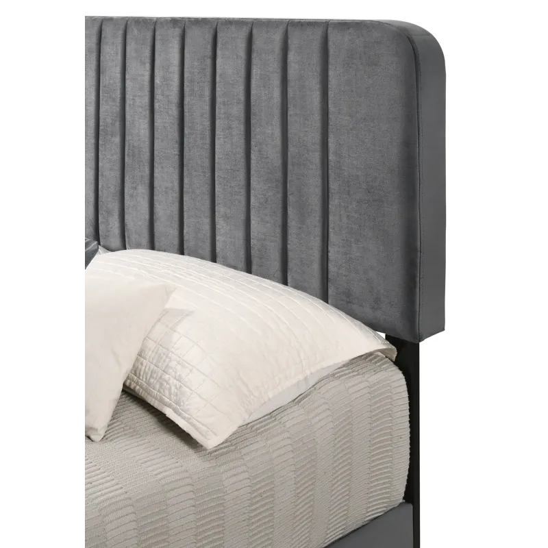 Lodi - G0408-KB-UP King Bed - Gray