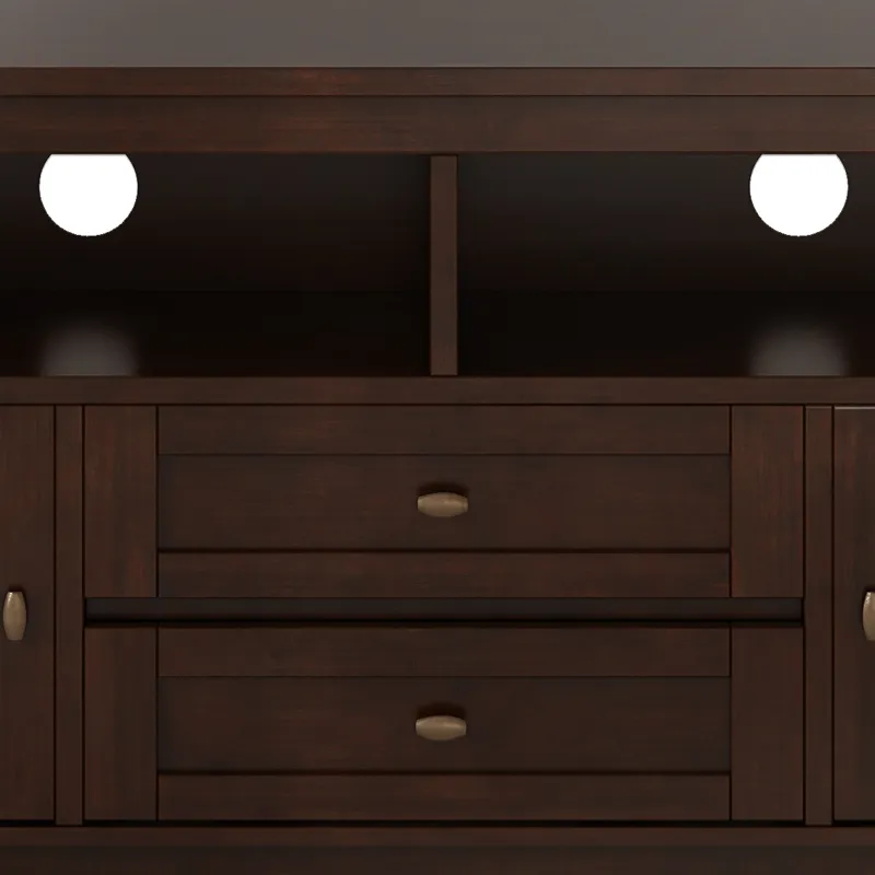 Warm Shaker - 72\" TV Media Stand - Russet Brown