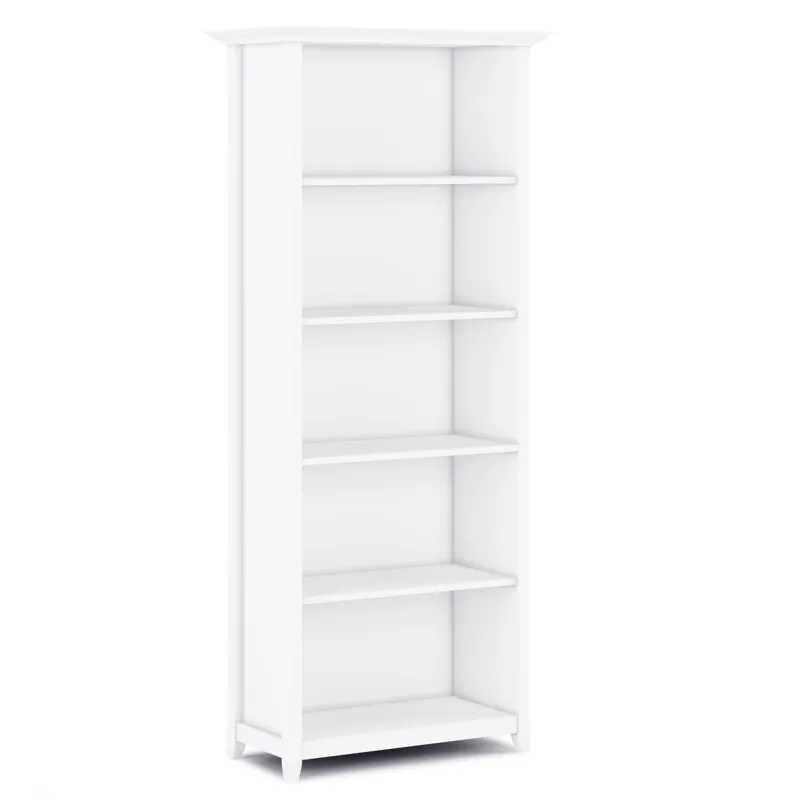 Amherst - 5 Shelf Bookcase - White