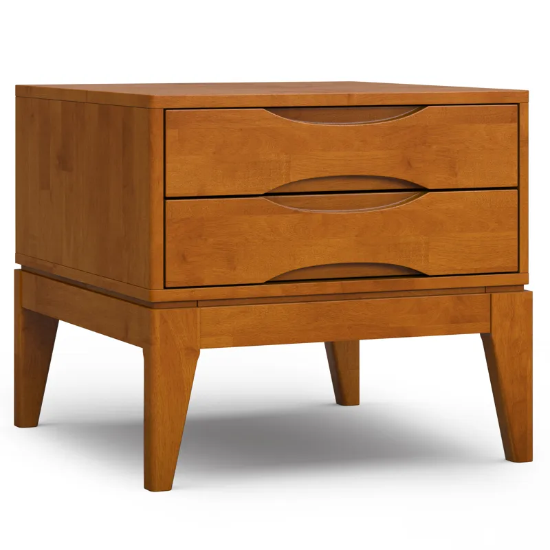 Harper - End Table - Teak Brown