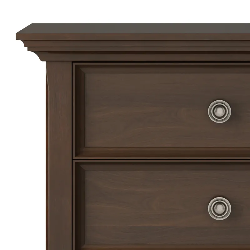 Amherst - Bedside Table - Natural Aged Brown