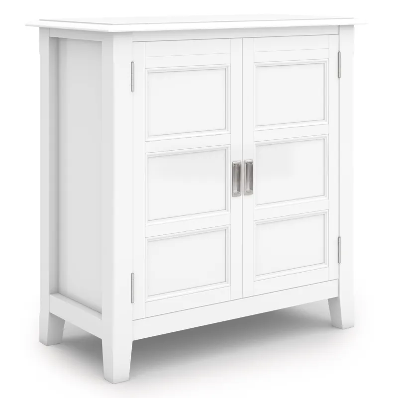 Burlington - Low Storage Cabinet - White