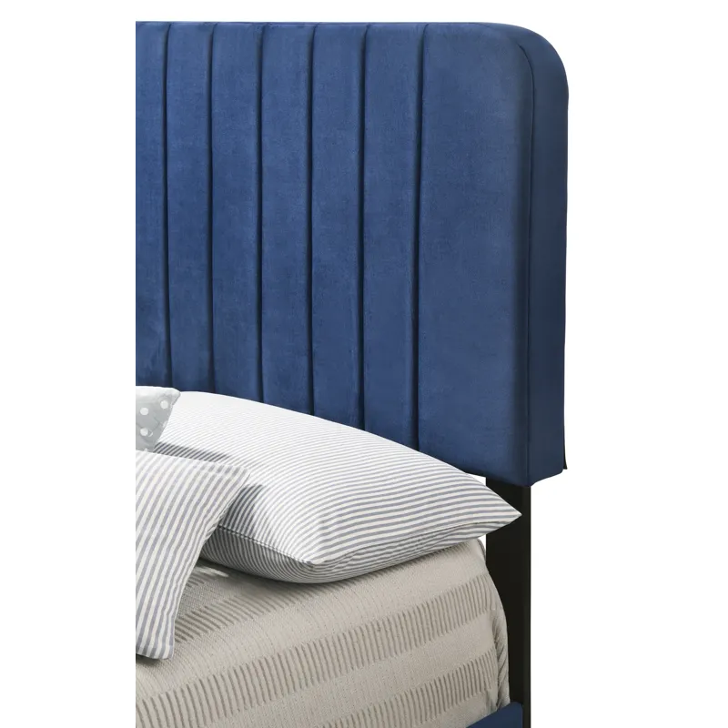 Lodi - G0409-TB-UP Twin Bed - Navy Blue