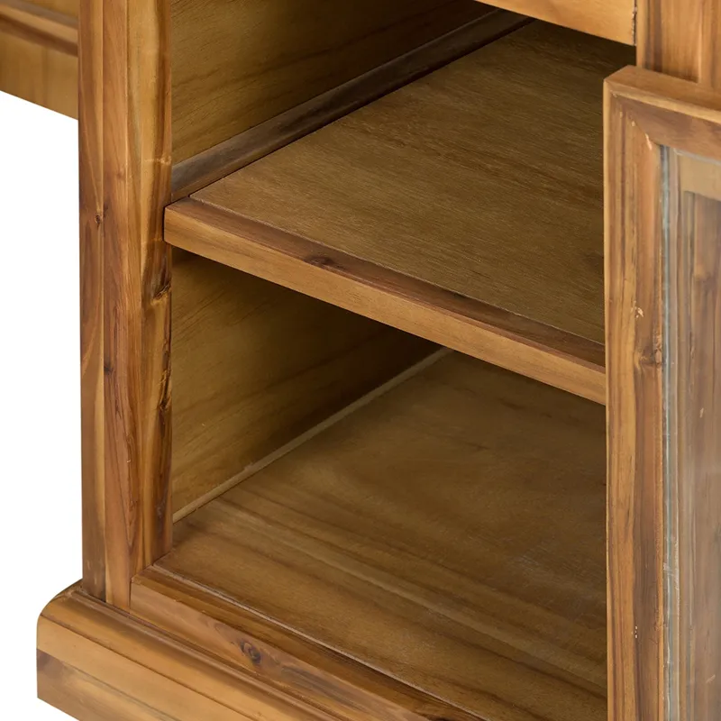 Stylish Design Desk - Brown