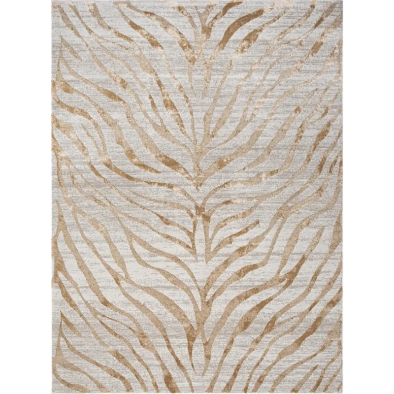 Elegance - GC_CNC6007 Gold 2\' x 3\' Area Rug