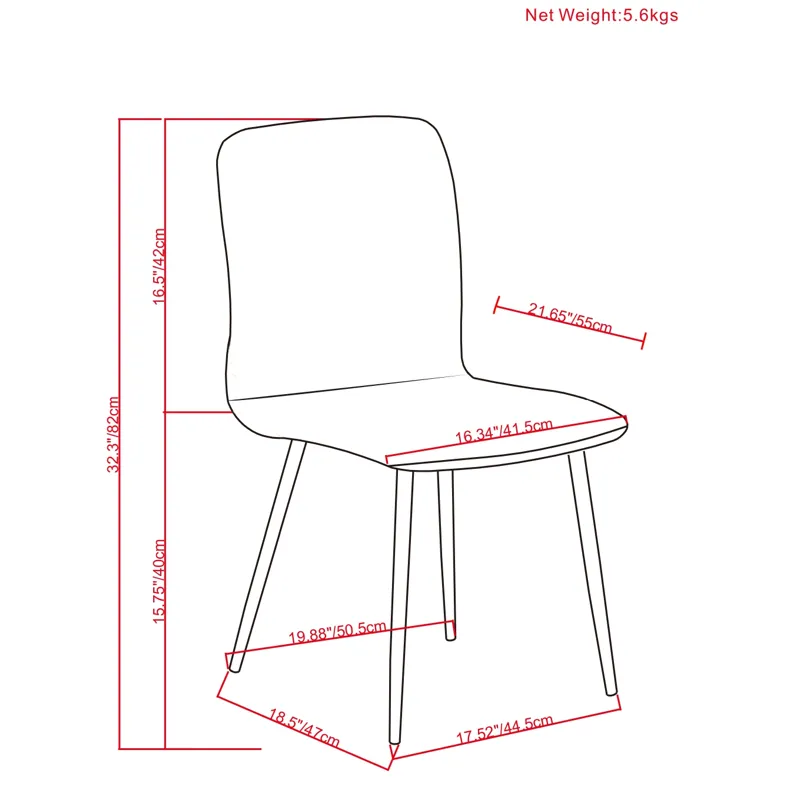 Baylor - Dining Chair (Set of 2) - Dark Grey