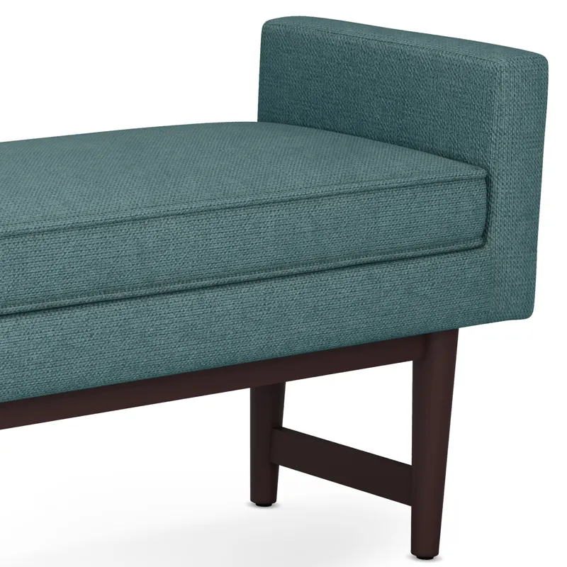Scott - Ottoman Bench - Smoky Teal