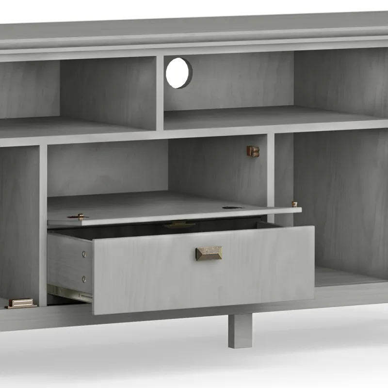 Artisan - 72\" TV Media Stand - Fog Grey