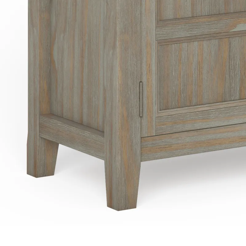 Burlington - Low Storage Cabinet - Distressed Grey