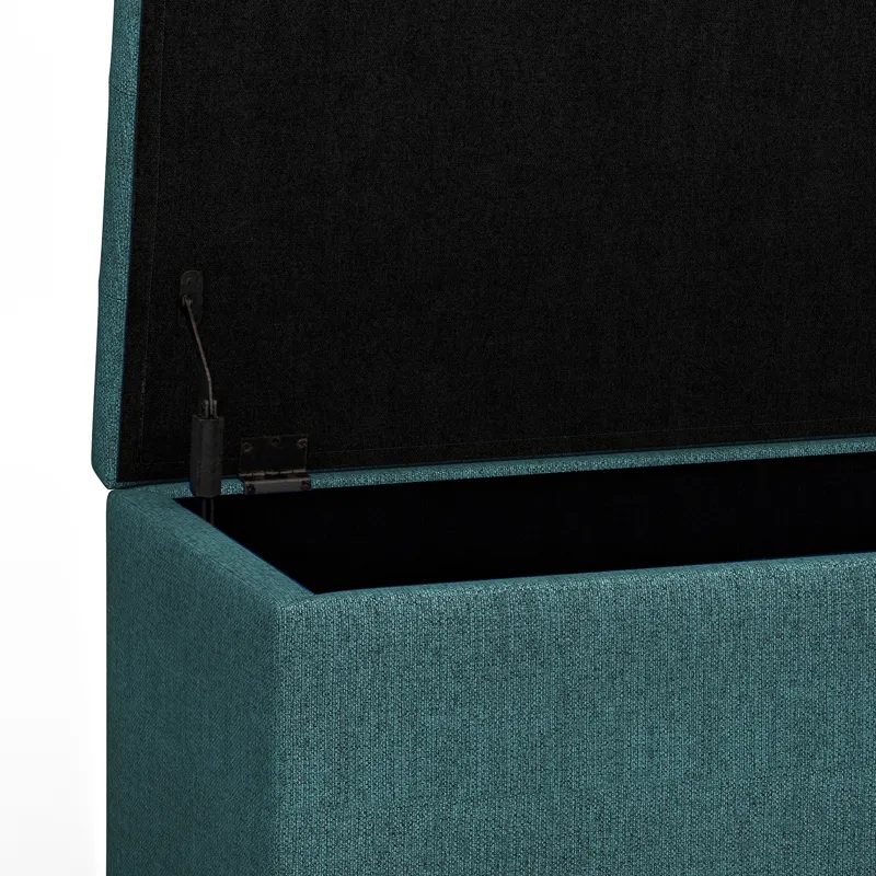 Cosmopolitan - Storage Ottoman - Teal