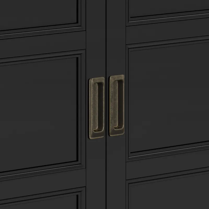 Burlington - Low Storage Cabinet - Black