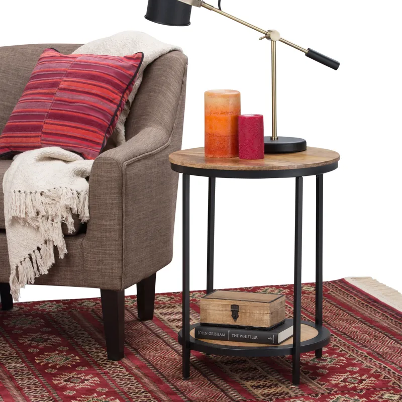 Jenna - Round Side Table - Natural