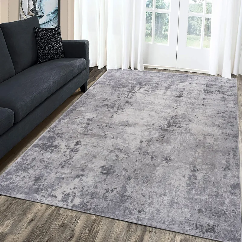 6\' x 9\' Abstract Non-Shedding Living Room Bedroom Dining Home Office Stylish And Stain Resistant A