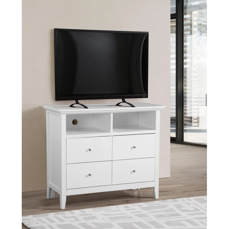 Hammond - G5490-TV Media Chest - White
