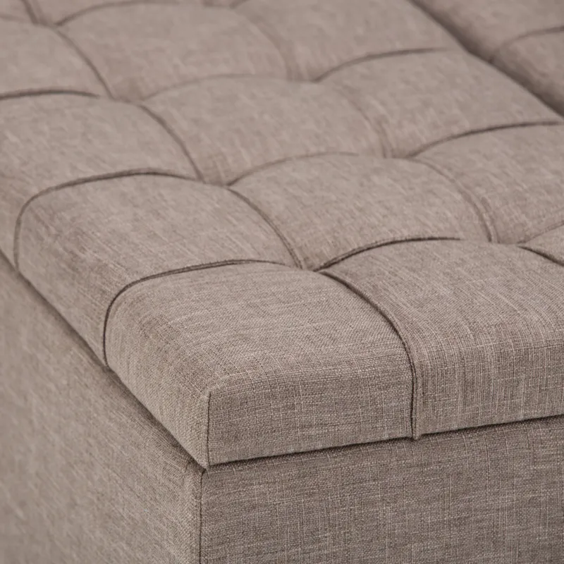 Harrison - Coffee Table Storage Ottoman - Fawn Brown