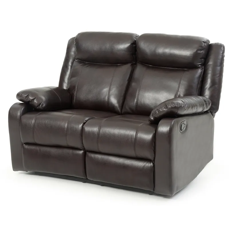 Ward - G760A-RL Double Reclining Loveseat - Dark Brown