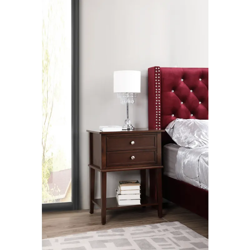 Newton - G069-N Nightstand - Cappuccino