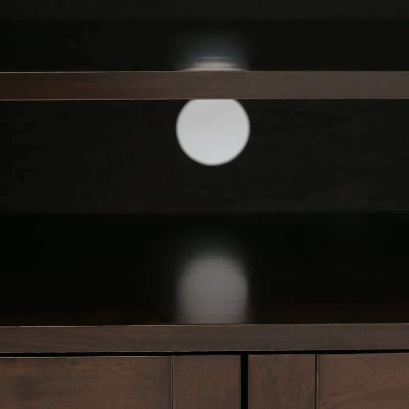 Carlton - TV Media Stand - Dark Tobacco Brown