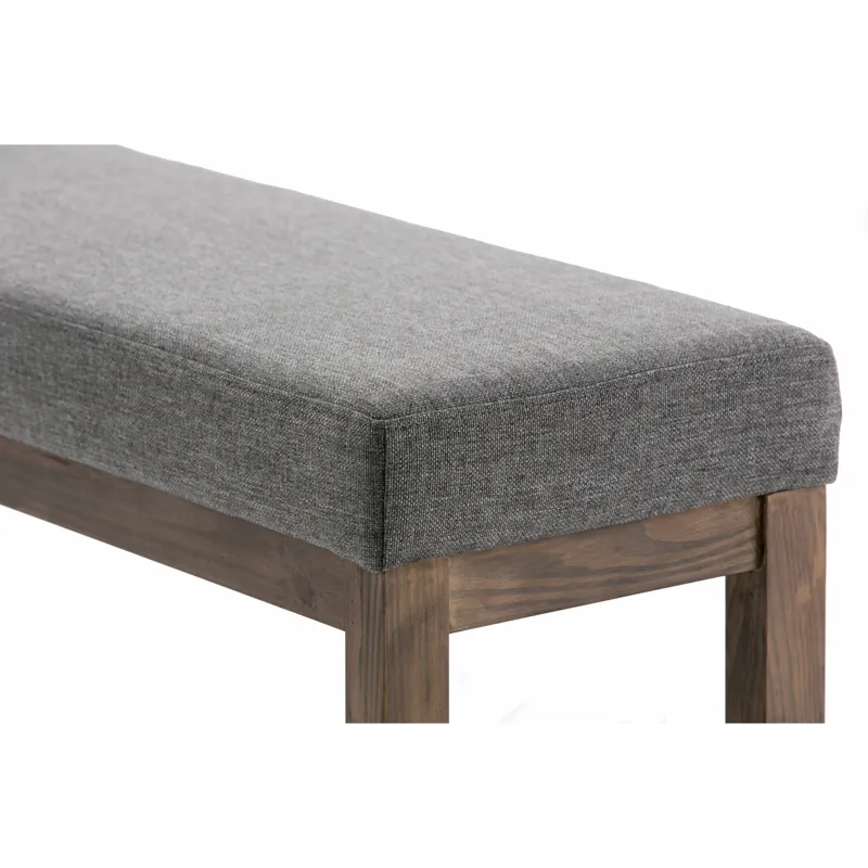 Milltown - Large Ottoman Bench - Grey