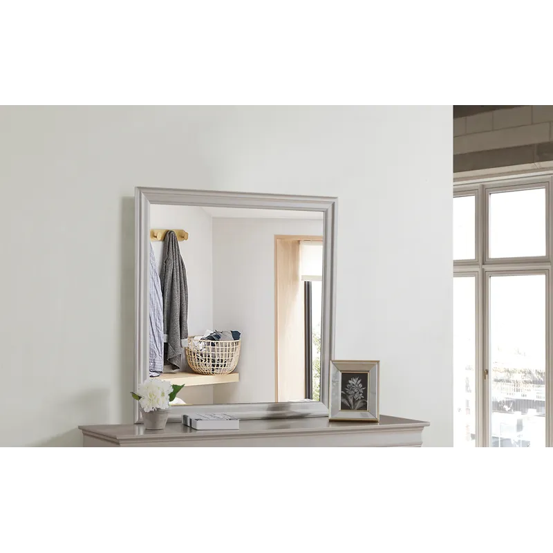 Lorana - G6500-M Mirror - Silver Champagne
