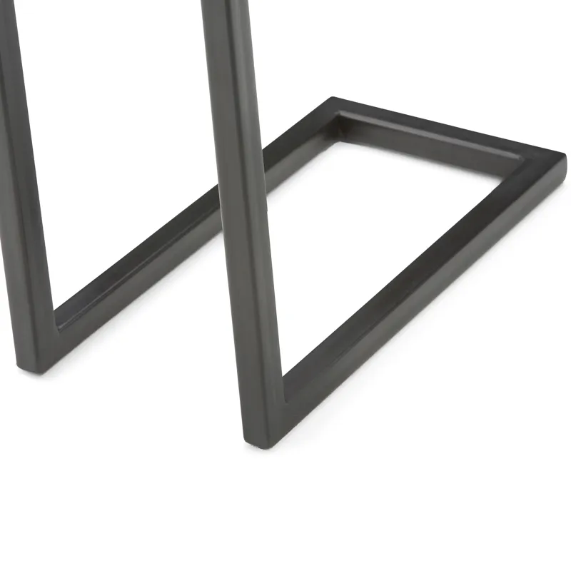 Skyler - C Side Table - Dark Cognac Brown