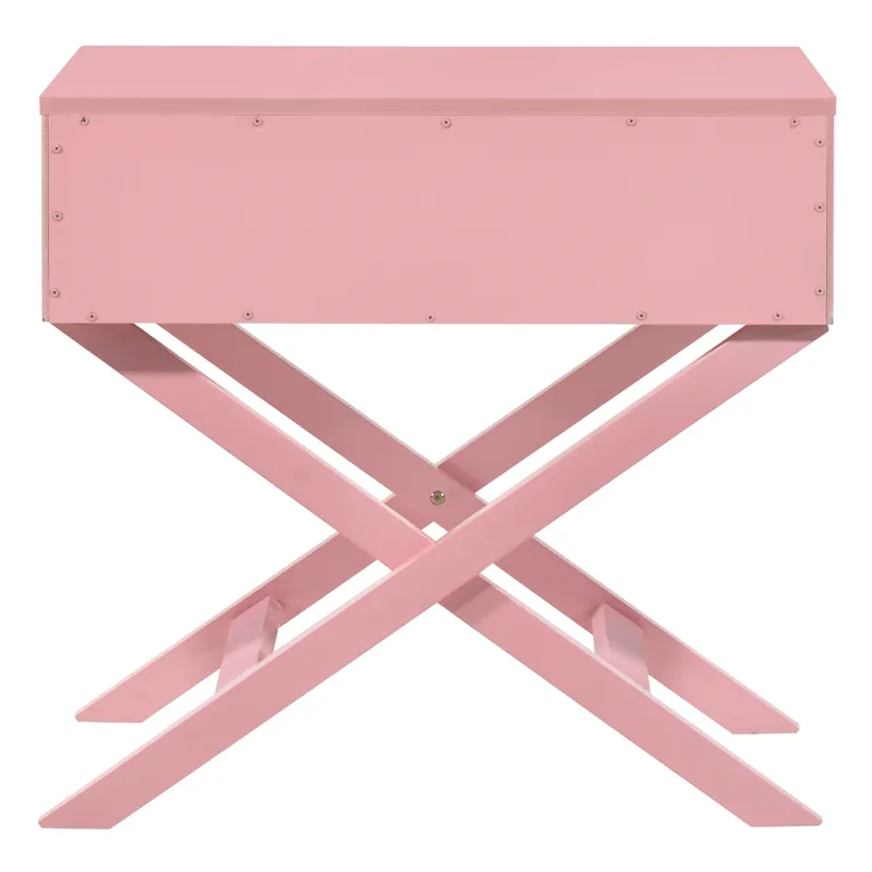Xavier - G0074-N Nightstand - Pink