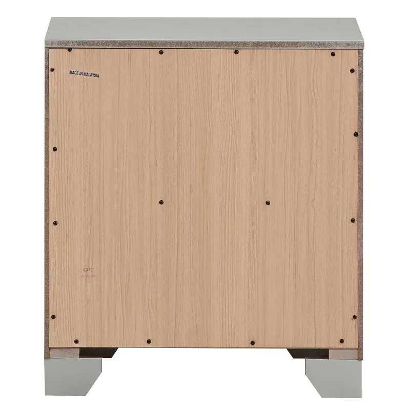 Madison - Nightstand - Silver Champagne