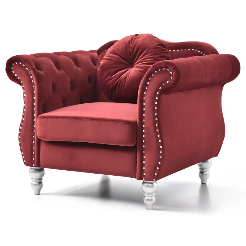 Hollywood - G0669A-C Chair - Burgundy