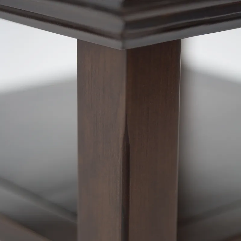 Acadian - Narrow Side Table - Brunette Brown