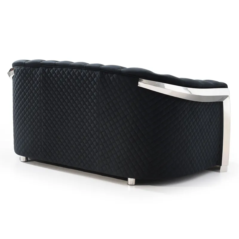 Sapphire - G0593A-L Loveseat - Black