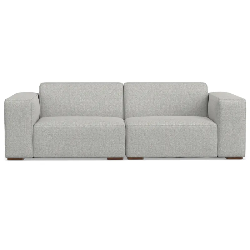 Rex - 2 Seater Sofa - Pale Gray