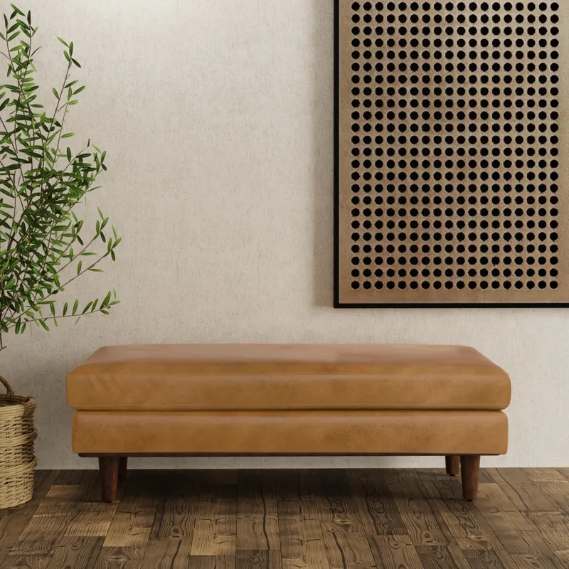 Morrison - Large Rectangular Ottoman - Sienna