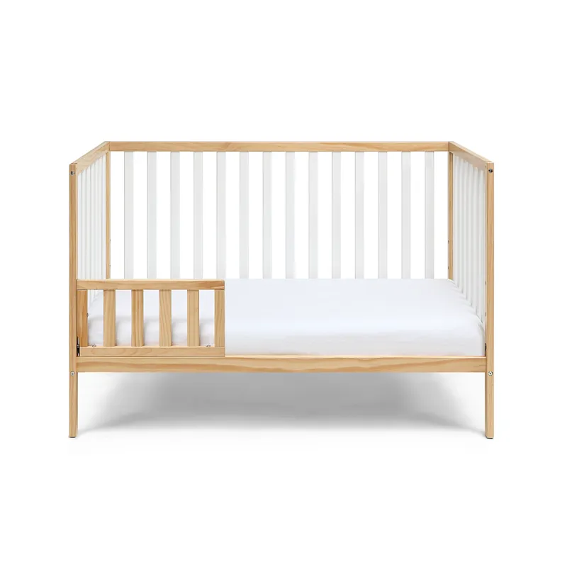 Deux - Remi 3-in-1 Convertible Island Crib - Natural/White