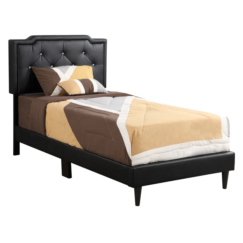 Deb - G1119-TB-UP Twin Bed (All in One Box) - Black