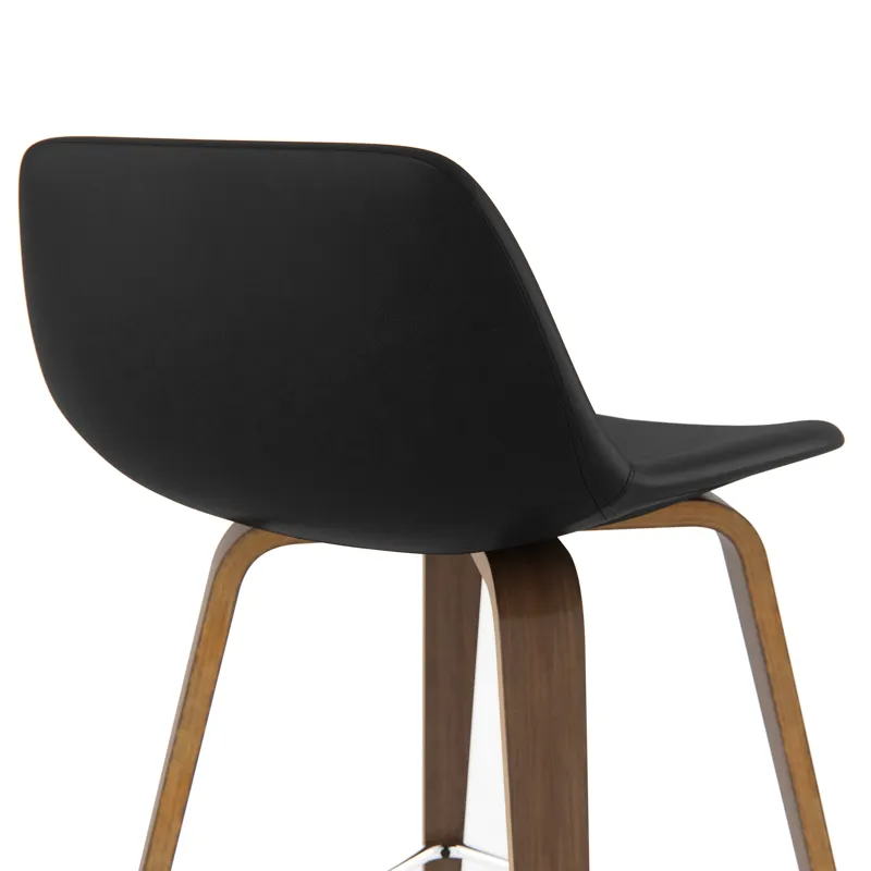 Randolph - Bentwood Counter Height Stool (Set of 2) - Black