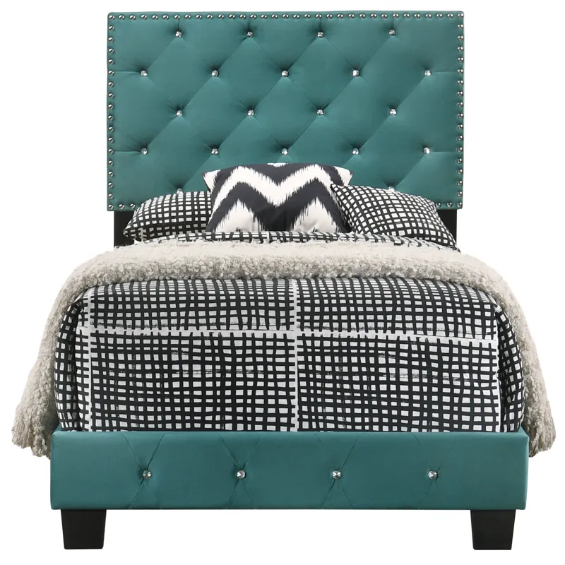 Suffolk - G1404-TB-UP Twin Bed - Green