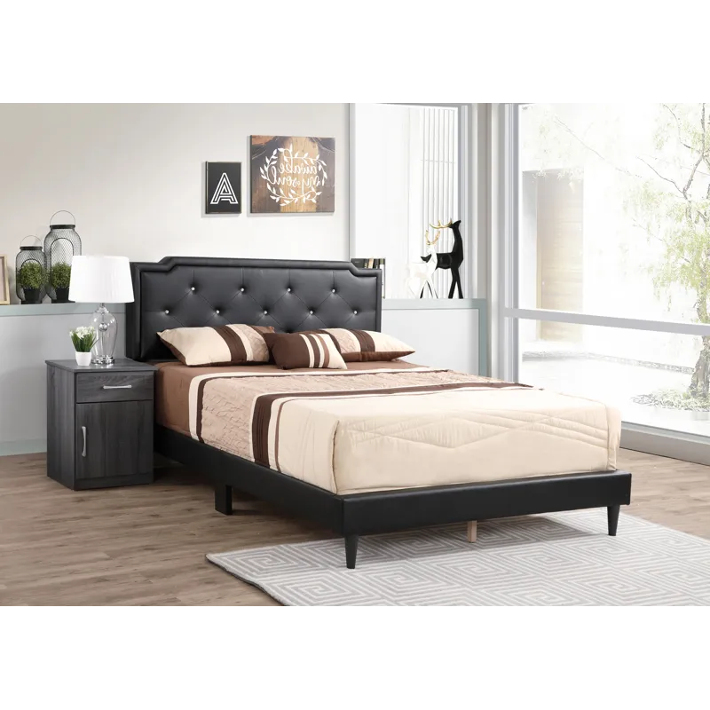 Deb - G1119-FB-UP Full Bed (All in One Box) - Black