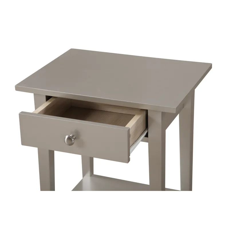 Dalton - G034-N Nightstand - Silver Champagne