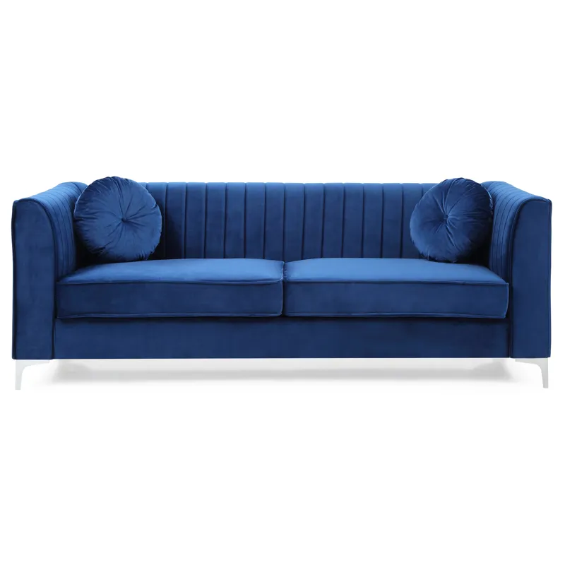 Delray - G791A-S Sofa (2 Boxes) - Navy Blue