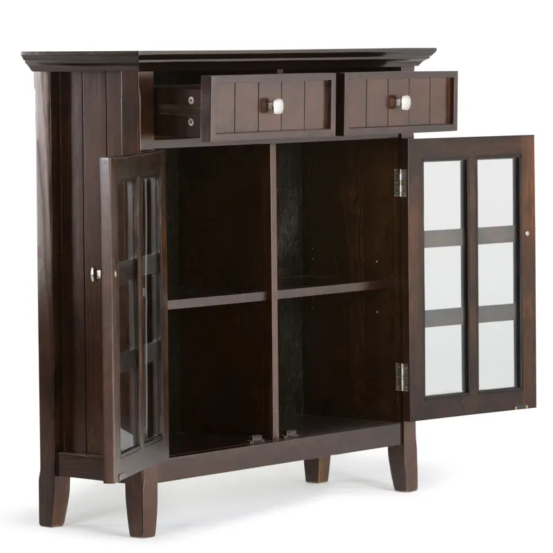Acadian - Entryway Storage Cabinet - Brunette Brown