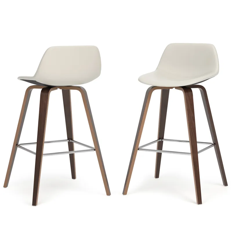 Randolph - Bentwood Counter Height Stool (Set of 2) - Cream