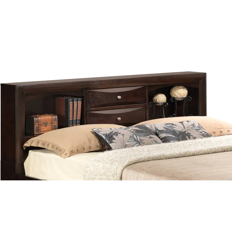 Marilla - G1525G-QSB3 Queen Storage Bed - Cappuccino