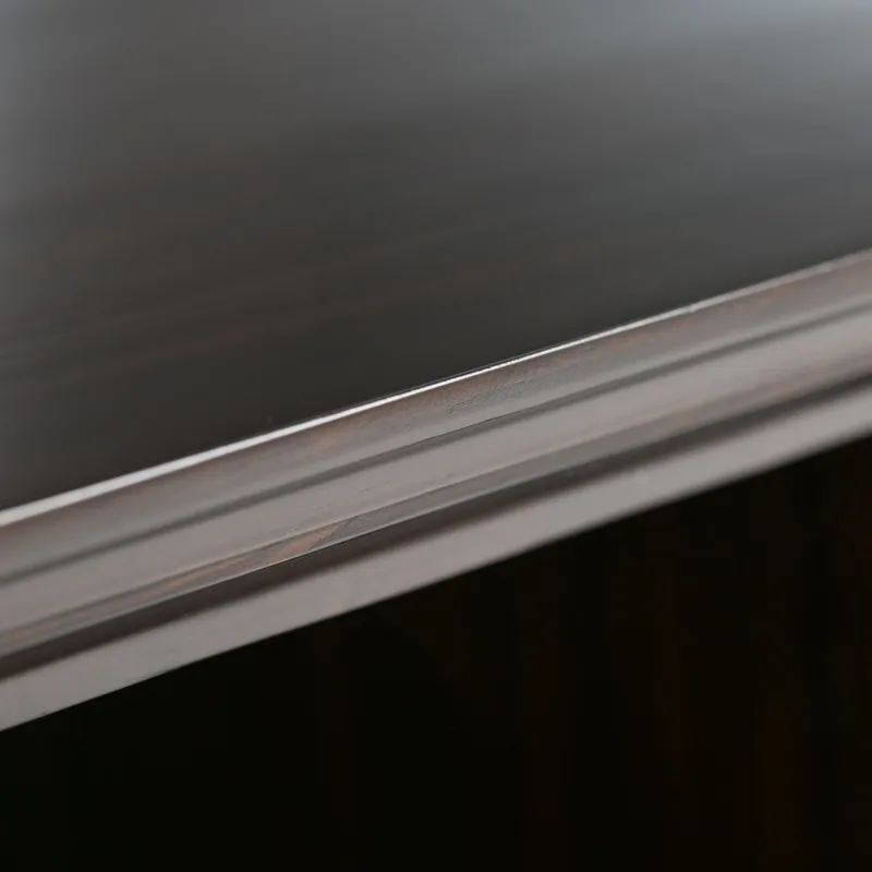 Amherst - 8 Cube Storage Sofa Table - Hickory Brown